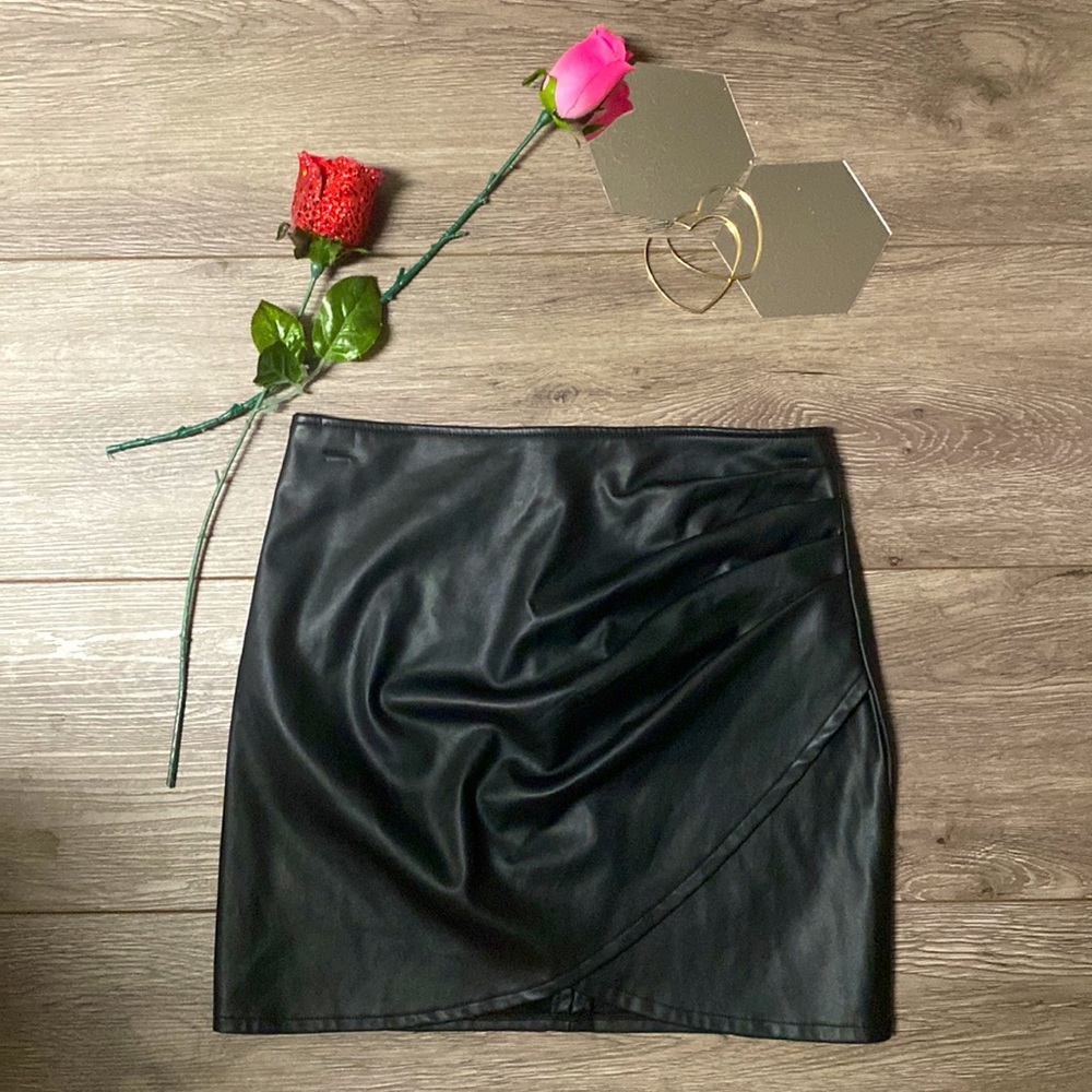 Leather Mini Skirt